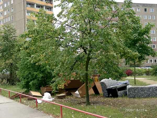 Wilder Sperrmüllhaufen