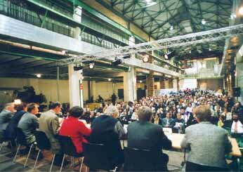 Plenumsveranstaltung Werk II in Leipzig-Connewitz
